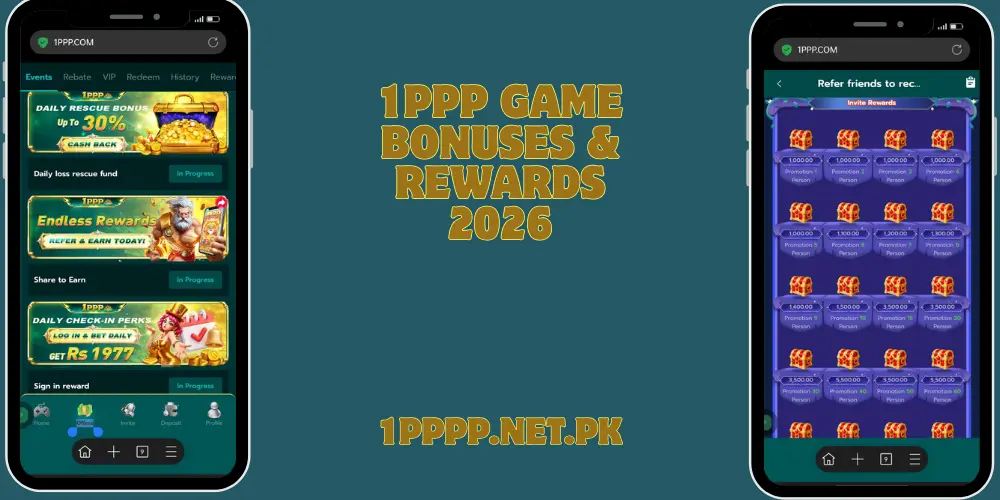 1PPP Game Bonuses And Rewards