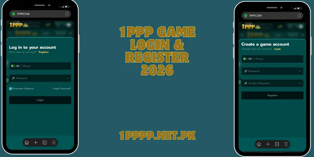 1PPP Game Login And Register