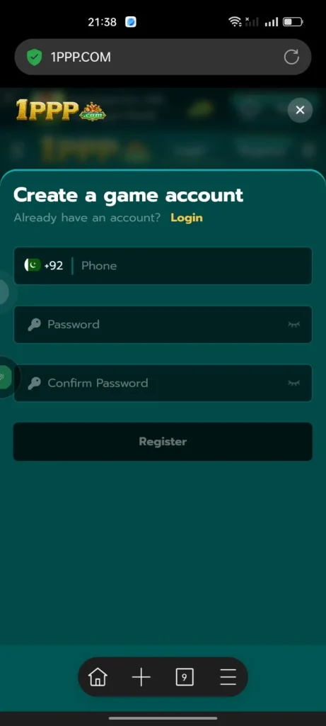 1PPP Register